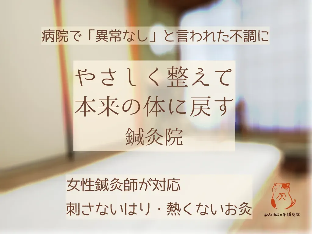 あびこ　ねこの手鍼灸院