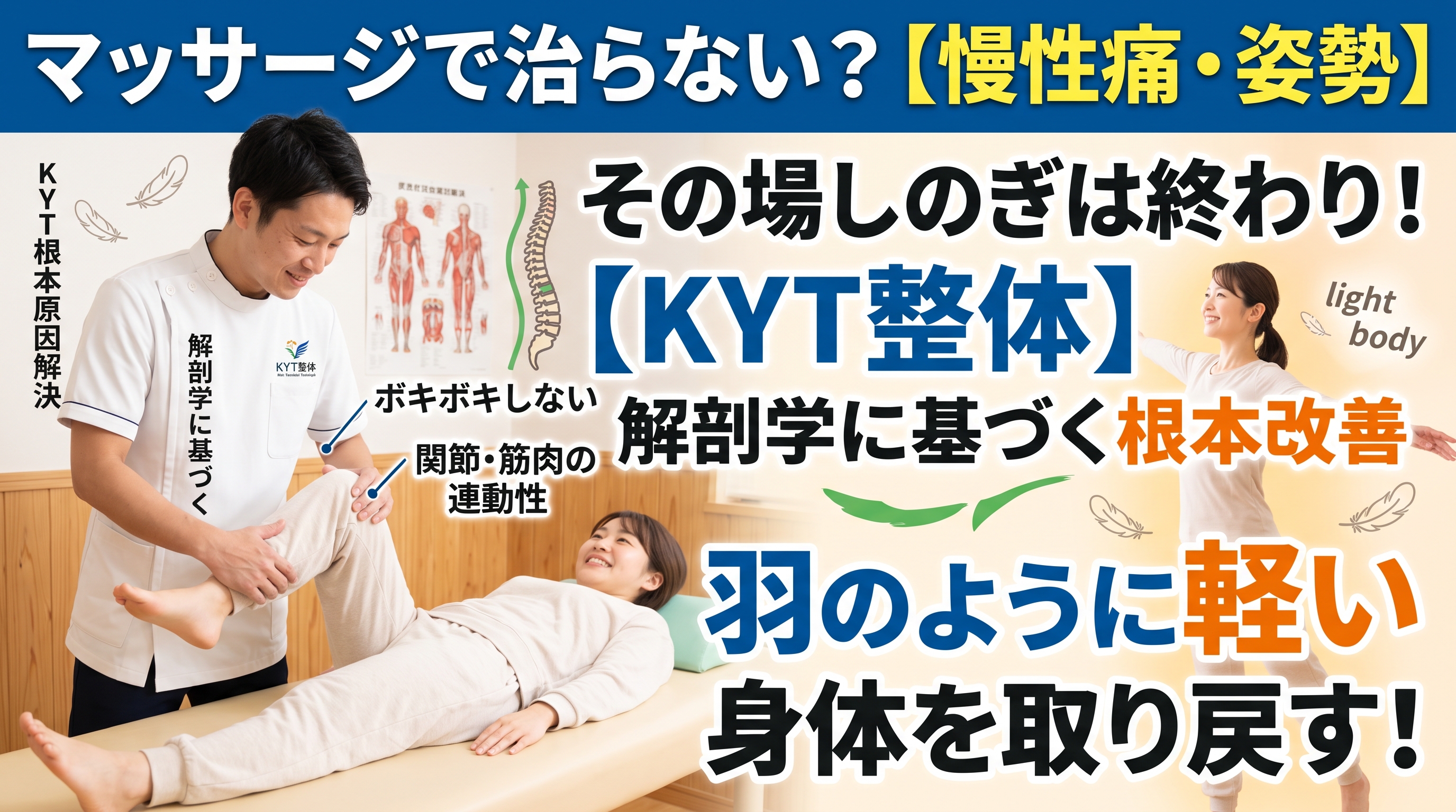 HARMONIZE LAB 鍼灸サロン 【院長おすすめ】ＫＹＴ整体　60分コースのメニュー画像